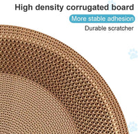 Cat Scratcher Bed 23.6x14.9” Extra Large Cardboard Cat Scratching Bed – Essentials for Cats - 1PC-23.6 x 14.9 x 3.9 inches - image 3