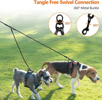 Taglory Double Dog Leash Coupler for Two Dogs - 30 Inch (Pack of 1) / Black - image 2