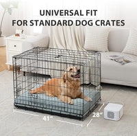 Pet Bed Cooling System, Consistent Warm and Cold Water Pad, No Electric Shock or Chemical Gel Needed, Machine Washable Bed, Ideal for Home and Crates (Cooling & Heating Green, 41" x 28")
