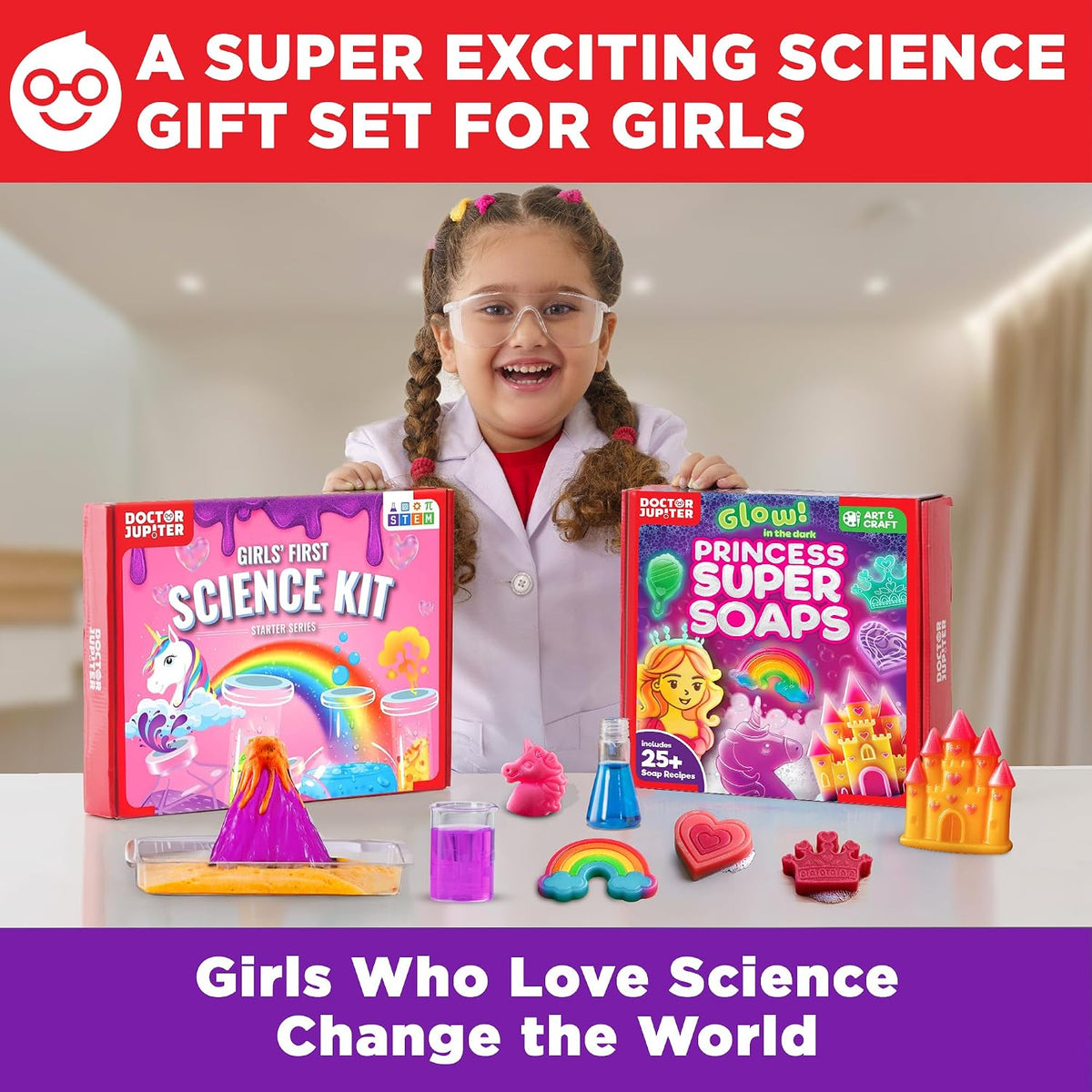 Doctor Jupiter Girls' First Science Experiments Kit for Kids Ages 4+ – Fun for Kids & Family - Super Science Gift Set for Girls: 4+ - image 2