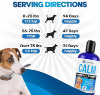 Dog Anxiety Relief - Faster Absorption Than Hemp Calming Chews for Dogs - Dog Calming Chews Alternative - Hemp Oil and Melatonin for Dogs - Liquid Dog Calming Treats for Thunder, Fireworks, Sleep Aid