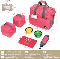 Dog Travel Bag – Essentials for Dogs - Watermelon Red - image 4