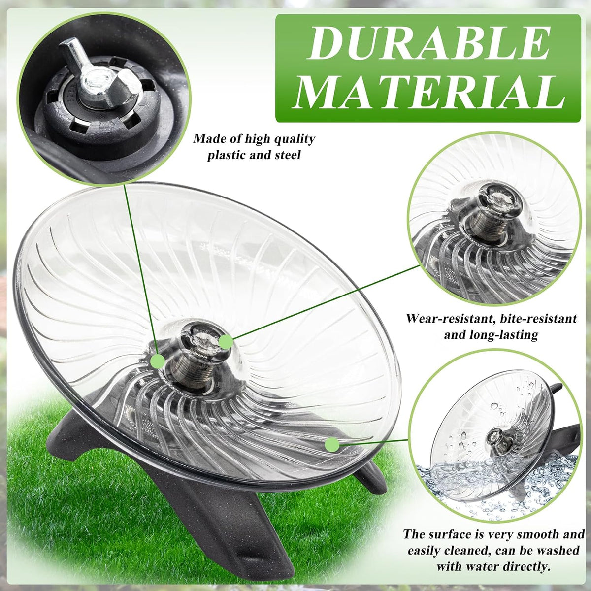 Hermit Crab Exercise Wheel - Gray - image 3
