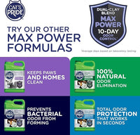 Cat's Pride Max Power: UltraClean Low Tracking Multi-Cat Clumping Litter - Keeps Paws & Home Clean - Up to 10 Days of Powerful Odor Control - 99% Dust Free - Unscented, 15 Pounds