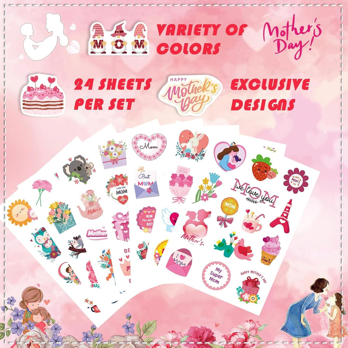 DUJAA 640-piece fall stickers for kids with pumpkins, leaves and scarecrows - view 23