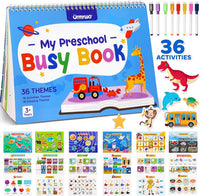URMYWO Busy Book, 36 Preschool Learning Activities