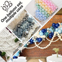 Pearl White Linking Balloons for Wedding Bride Shower Mermaid Party - Pearl White / 10 inch - image 3