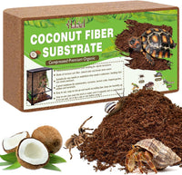 2 Pack Compressed Coconut Fiber Substrate for Reptiles – Daily Care for Reptiles And Amphibians - 1 pack