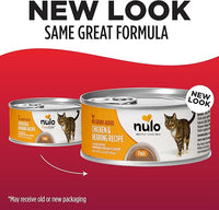 Nulo Chicken & Herring Recipe Pate Wet Canned Cat Food, 5.5 Ounce (Pack of 24)