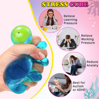 Squishy Fidget Toys Stress Cube - Octopus2 - image 4