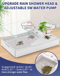 MoonOrange Turtle Tank Kit - L-23.6'' x 14.1'' x 10.4'' - image 2