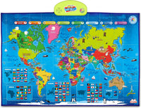 BEST LEARNING i-Poster My USA - World Map