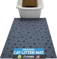 Drymate Cat Litter Box Mat, Litter Trapping Mat, Gray, 20x28 – Daily Care for Cats