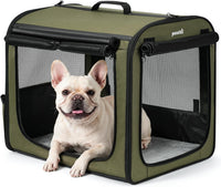 Dog Car Carrier Light Weight 24×17.7×20.5in - Green / 24.0"L x 17.7"W x 20.5"H