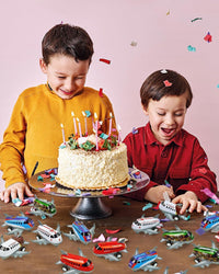 Vileafy 18 pack of mini pull back toy airplanes with metal bodies in mixed colors - view 7
