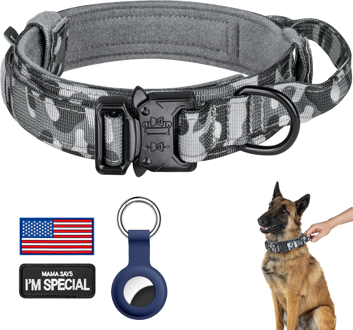 DAGANXI Tactical Dog Collar - Camo / XL