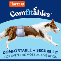 Hartz Comfitables Disposable Male Dog Wraps Stretchy Waistband - Value Pack / Small - image 2