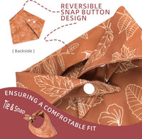 Fall Dog Bandana Artistic Sketch Maple Leaf Golden Orange - Sktech Leaves / Medium - image 2