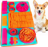 Vivifying Snuffle Mat for Dogs - Orange Red Blue