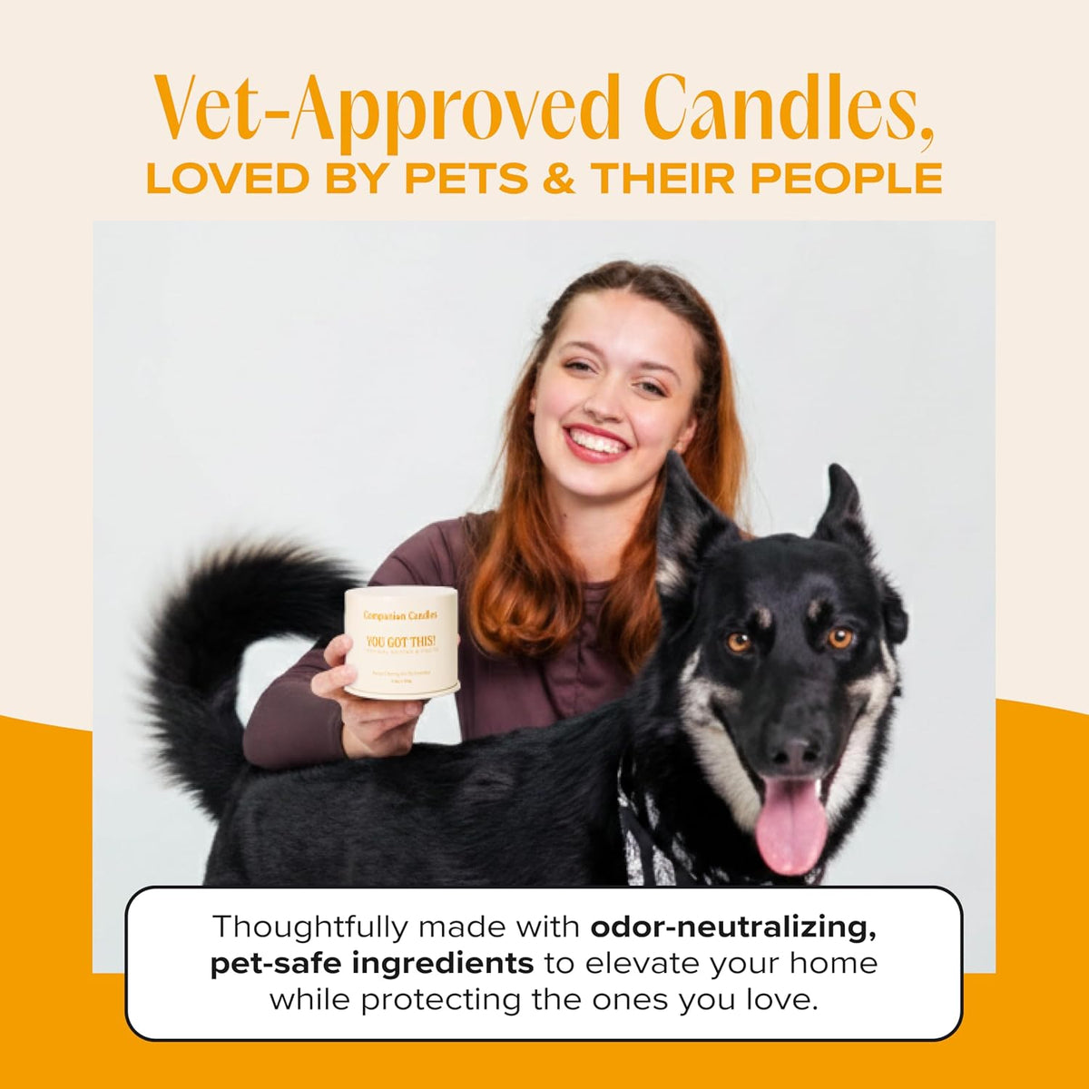Nostalgia Pet-Friendly Scented Candle - You Got This - 11.8oz / You Got This! - image 2