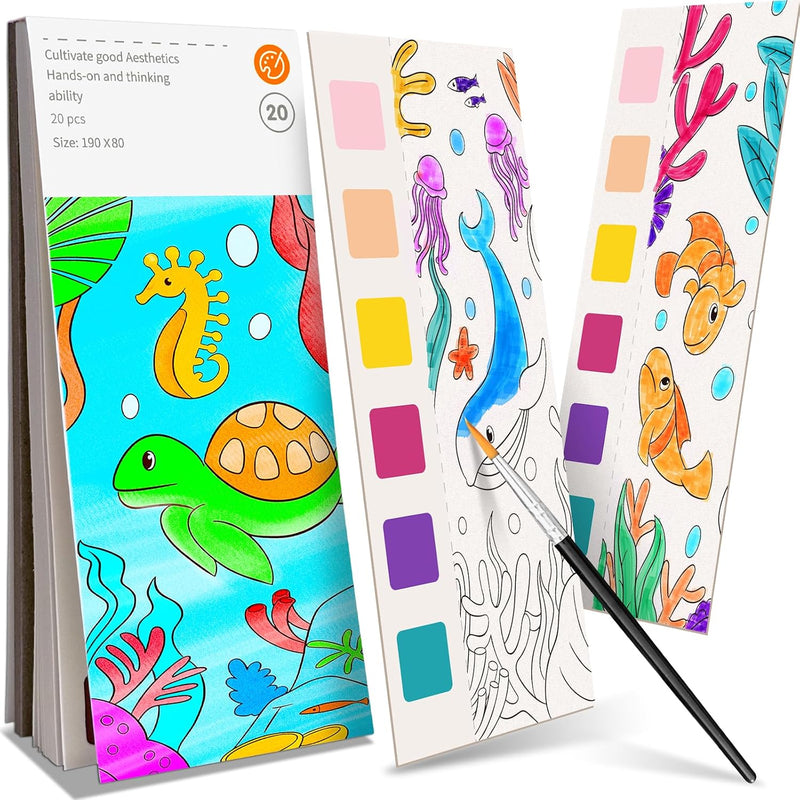 ZHOC Paint with Water Coloring Books for Kids - Ocean