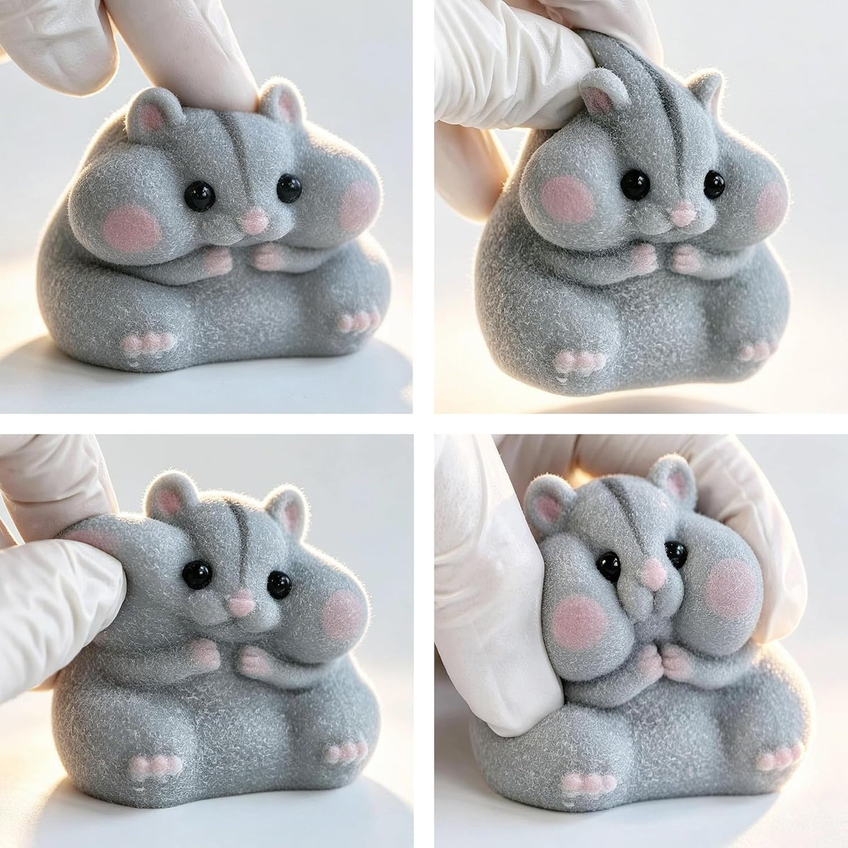 Handmade Hamster Squishy Toy - Gray - image 2