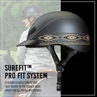 Troxel Rebel Turquoise Rose Helmet