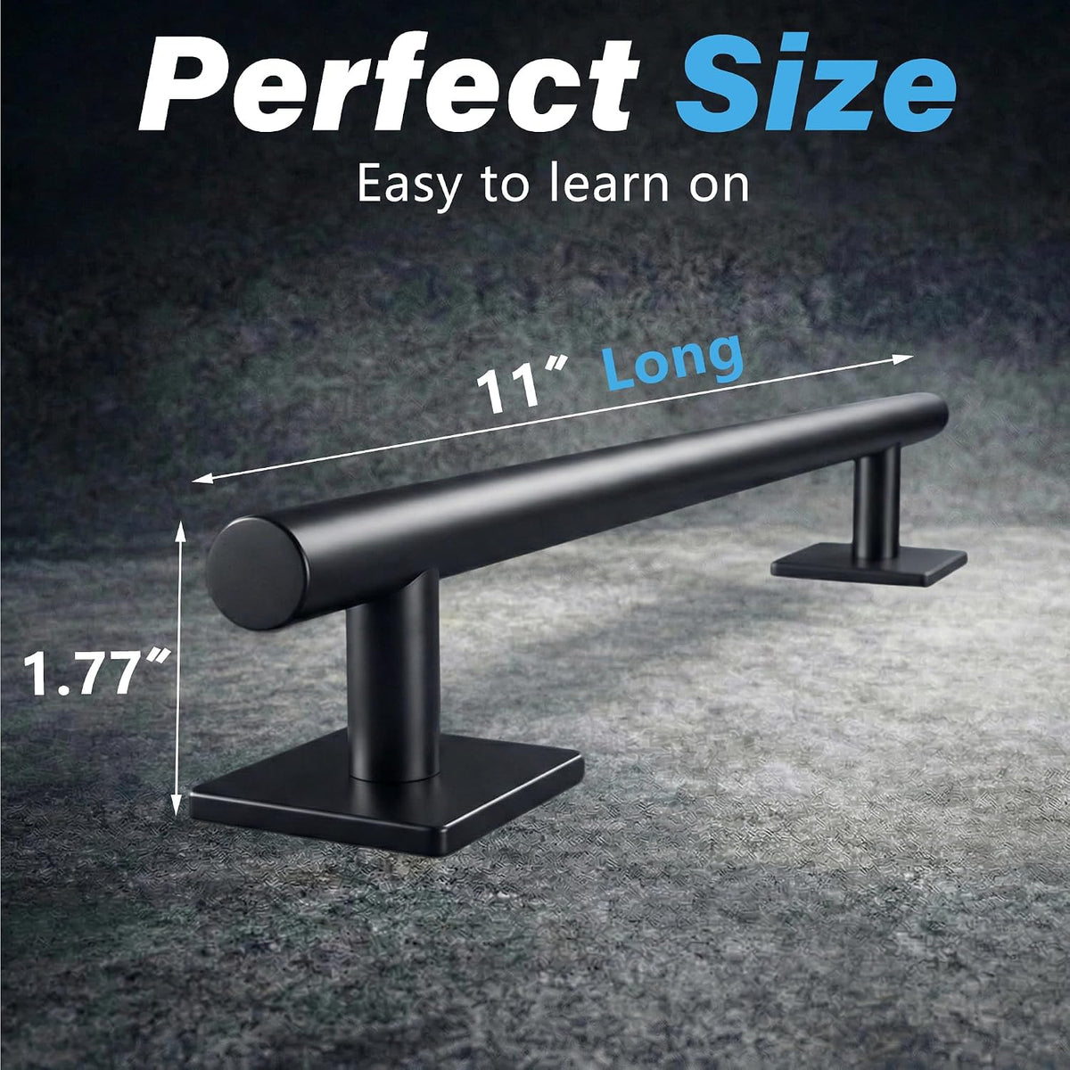 WIPHANY 11 inch round metal fingerboard grind rail with weighted base - view 10