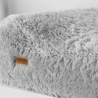 Dog Bed Replacement Cover Memory Foam Beds, Brown - X-Large / Grey - Fluffy - image 2