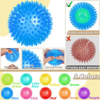 36 Pcs 2.5 in Squeaky Dog Toy Balls Spiky Dog Balls Chew Toy - 4.5in / Standard – 12 Pcs - image 3