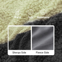 Sherpa Dog Coat Reversible Dog Jackets for Small Dogs, Pink, M – Essentials for Dogs - Khaki / X-Large (22-28lbs) - image 2