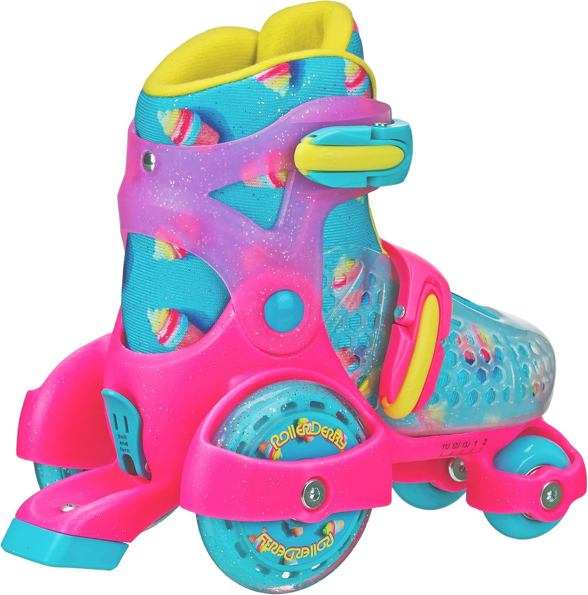 Roller Derby Fun Roll adjustable beginner roller skates for kids - view 10
