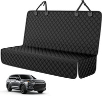 Waterproof Scratchproof Pet Bench Seat Covers for Cars, SUVs – Essentials for Dogs - black / X-Large-56"W