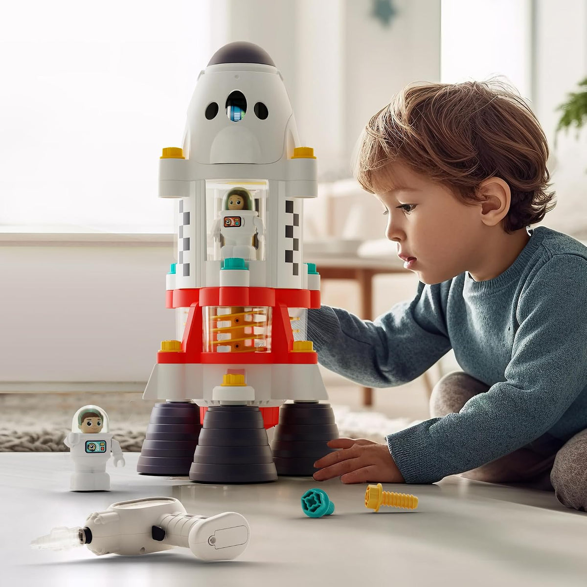 iPlay, iLearn Rocket Space Toy 3 4 5 Year Old Boys Kids Girls