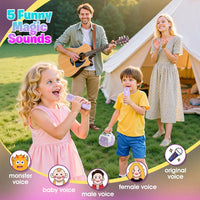 Mini Karaoke Microphones for Kids Girls: Unicorn Portable Bluetooth - Purple - image 4