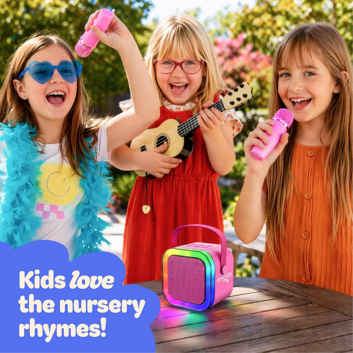 Move2Play, Halloween Karaoke Machine for Kids - Frosted - image 2