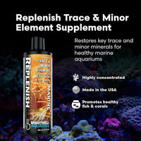 Brightwell Aquatics Rēplenish – Premium Trace & Minor Element Supplement for Marine Aquariums, Supports Healthy Fish, Corals, and Invertebrates, 20 L