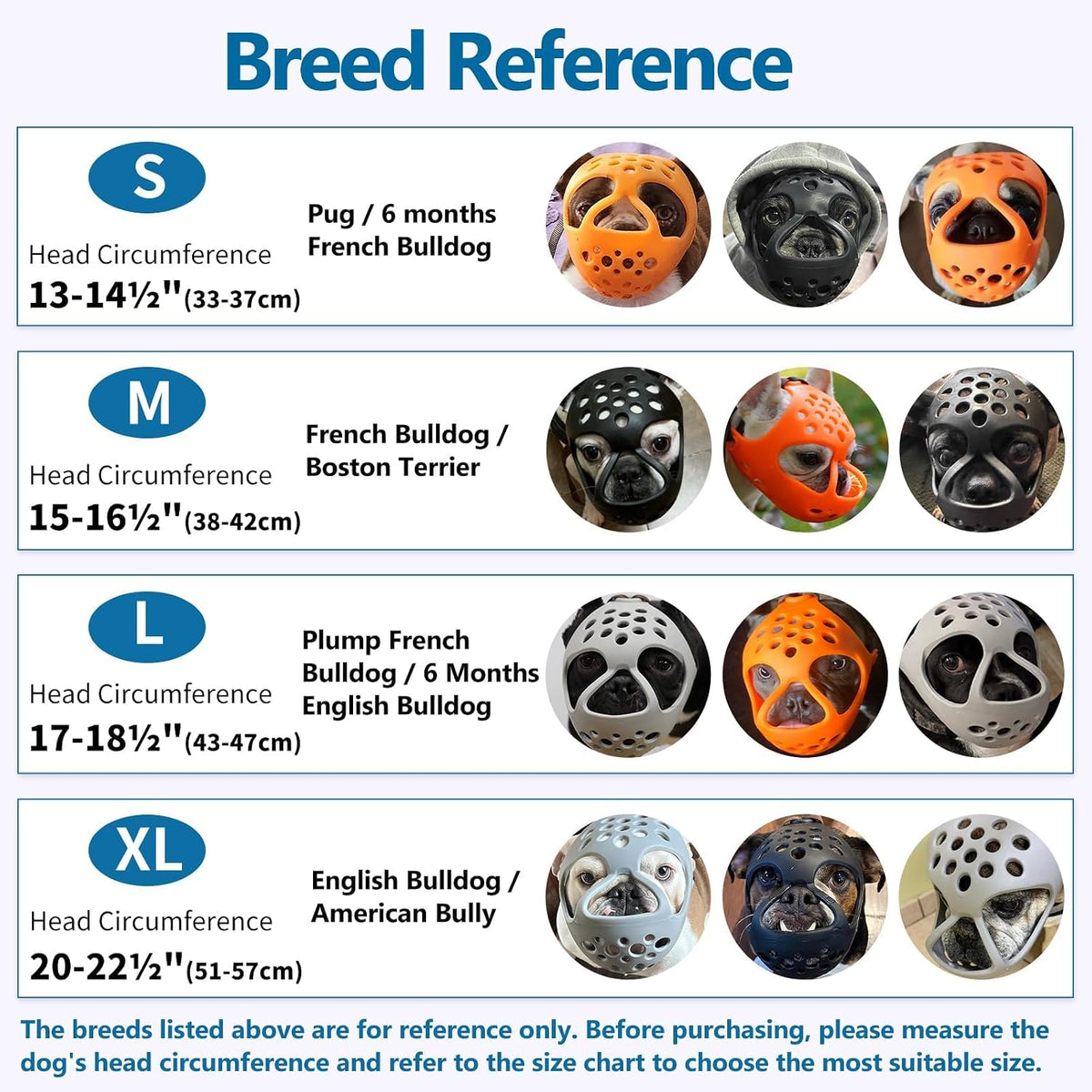 English Bulldog Muzzle, Soft Short Snout Dog Muzzle Stops Biting – Essentials for Dogs - Hot Pink / L（Head 17-18½"） - image 3