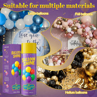 Balloon Shine Spray for Party : 15 oz Balloons Spray Silicone – Fun for Kids & Family - 19 OZ - image 4