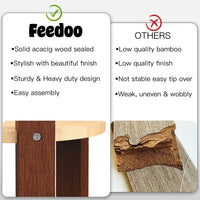 Feedoo Elevated Dog Bowl Stand - 6" Height 2-Cup Slow Feeder - image 4