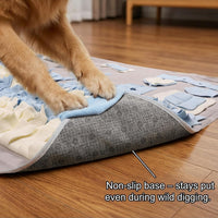 Snuffle Mat for Dogs: Slow Food Interactive Experience – Essentials for Dogs - Grey / Large 38x38 inch - image 4