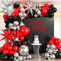 Happy Birthday Sign for Backdrop - Felt / Red - image 4