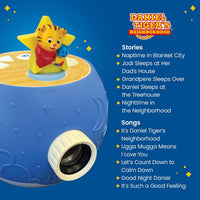 Kids Pink Book Projector, 5 Read Aloud Fairytale Stories - Daniel Tiger, Owl & Projector - image 4