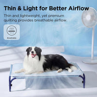 Bedsure Cooling Mat for Large Dogs - 35" x 23" (L-Crate) / Blue - image 3