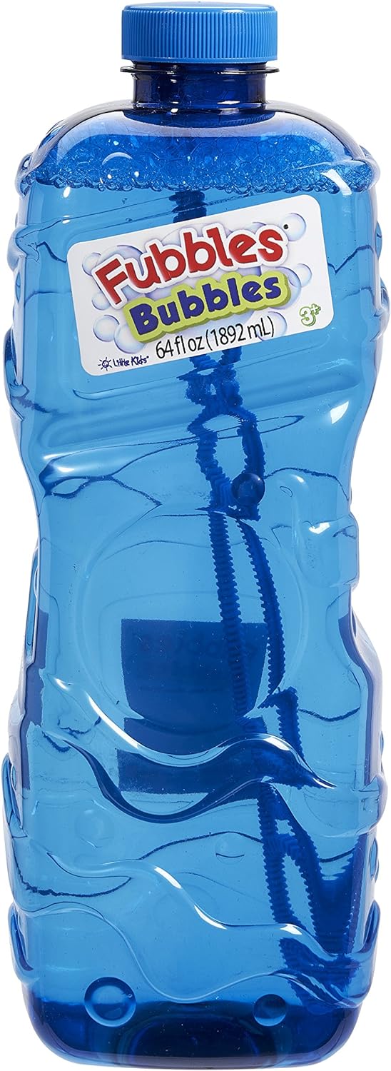Little Kids Bubbles by Fubbles 64oz Non Toxic Bubble Solution
