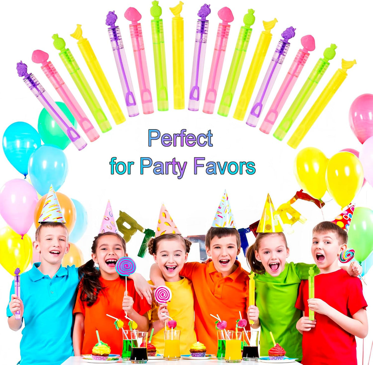 ritastar 32 mini bubble wands with Halloween designs in a gift box - view 16