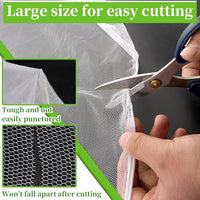 78x10Ft Mosquito Netting Garden Mesh Netting, Bug Insect Mosquito Fly Bird Net, Animals Barrier Protection Net, White 3x24m