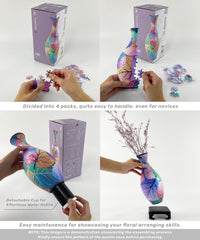 Pintoo Unique 3D Puzzle Vase for Adults - Carp With Lotus / 160 - image 4