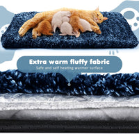 Drydiet 6 Pack Self Warming Pet Cat Dogs Pad 18 x 24 Inch Grey – Essentials for Cats - 19 x 28 Inch / Grey,Black,Blue - image 4