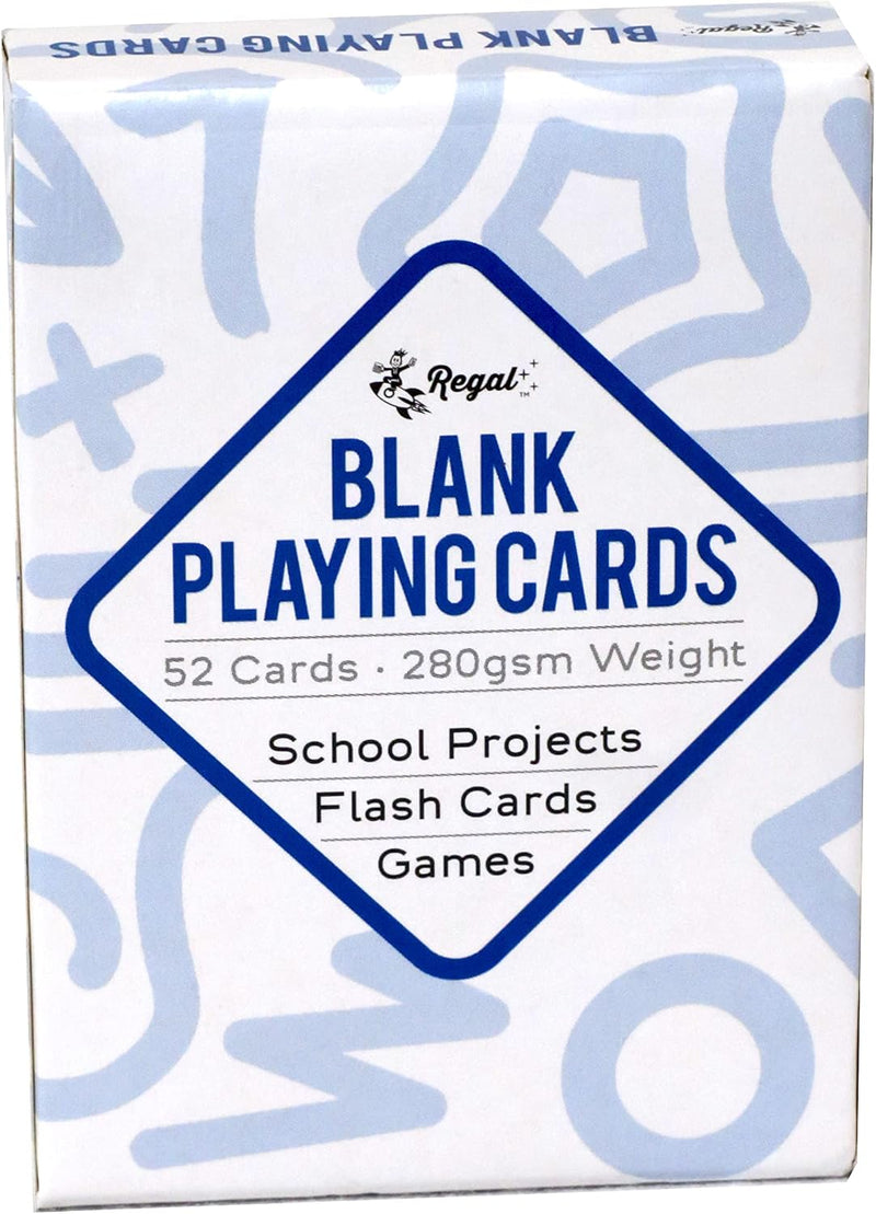 Regal Games 52 Blank Playing Cards to Write On